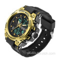 Novos relógios esportivos SANDA 739 masculinos de primeira marca de luxo militar relógio digital de quartzo masculino à prova d&#39;água Relógio de choque S Relojes Hombre